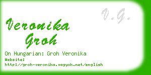 veronika groh business card